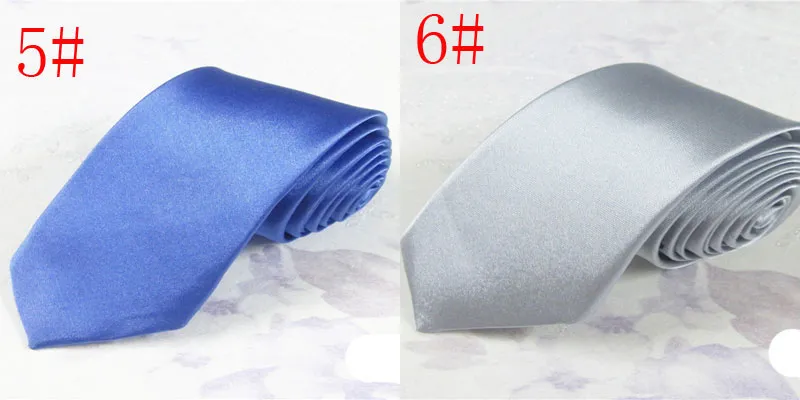 8 cm hommes cravate couleur unie cravates mariage affaires mode accessoires pour fête bureau hôtel banque