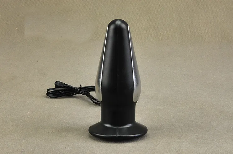 Elektro -schok roestvrijstalen kralen anale plug seksspeeltjes voor mannen of vrouwen elektrische schoktherapie lekkplug massagers medisch seks speelgoed5532562