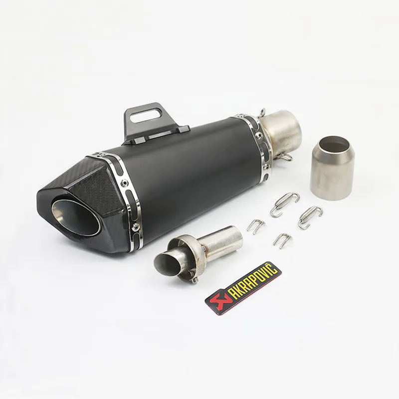Silenziatore tubo di scarico moto AKRAPOVIC modificato universale 36-51mm Yamaha FJR1300 BWs 125 FZ07 09 FZ1 FZ8 FZ6R MT09 MT07