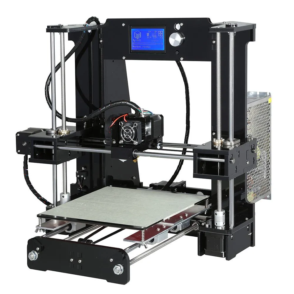 Freeshipping 10M 필라멘트 알루미늄 핫 베드 3D 프린터 키트와 16 기가 바이트 SDCard 도구 Prusa i3 DIY Size220 * 220 * 250mm 3D 프린터 키트