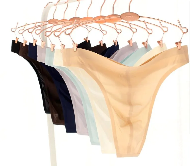 New High-end Hot Underpants Intimo da uomo Uomo Sexy senza cuciture ultra-sottile a vita bassa traspirante perizoma perizoma Gay Slip M L XL XXL