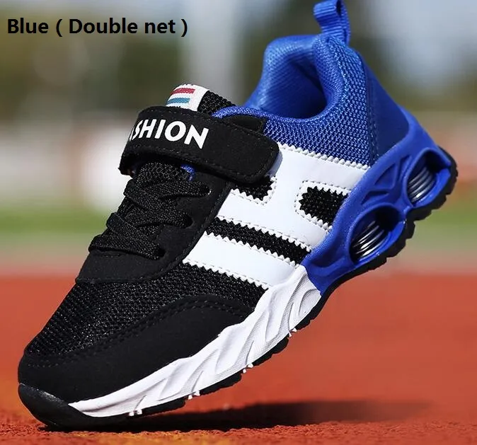 New Design Children Sports Shoes Boys Girls Spring Damping Outsole Slip Patchwork Breathable Kids Sneakers Child Running Shoes G514