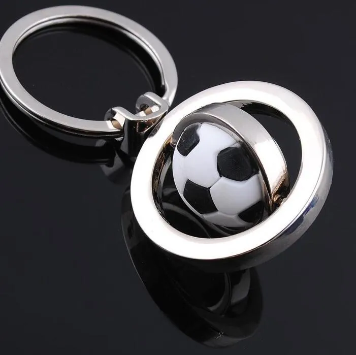 New rotating golf basketball soccer key chain key ring commemorative gift gift customization KR029 Keychains a 