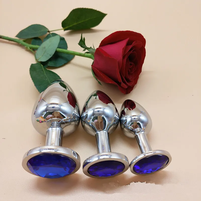 SML Metalen Kleine Anale Plug Butt Plug Volwassen Speeltjes Voor Vrouw Mannen Erotische Sex Producten DHL 2590217