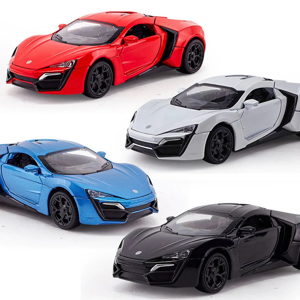 1:32 Детские Игрушки Форсажа 7 Lykan Hypersport Мини Авто Игрушки.
