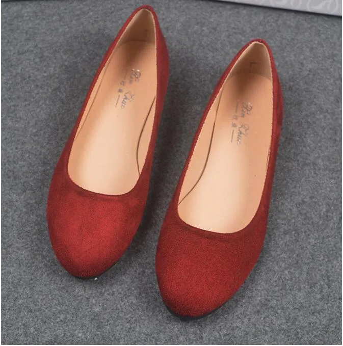 Ladies red flat deals shoes uk