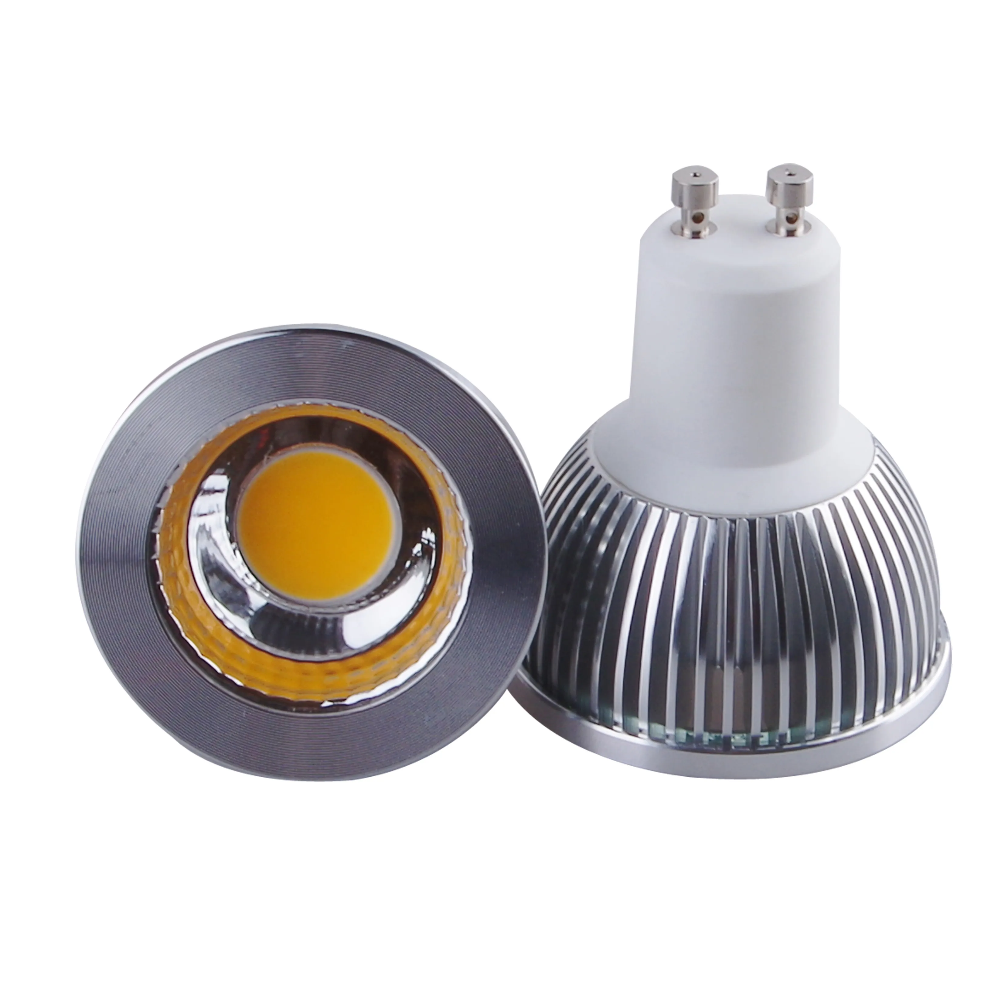 Dimmable GU10 MR16 E27 GU5.3 COB LED-lampa Ljus 5W LED-spotlampor nedljuslampa AC85-265V 12V