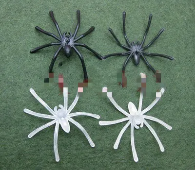 4.5 * 5cm Halloween Plastic Black Spider Joki Brinquedos Decorationng Realistic