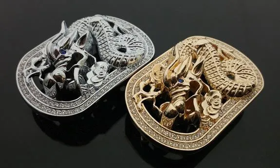 Dragon Belt Brand Alloy Borken Buckle Big Size Taille