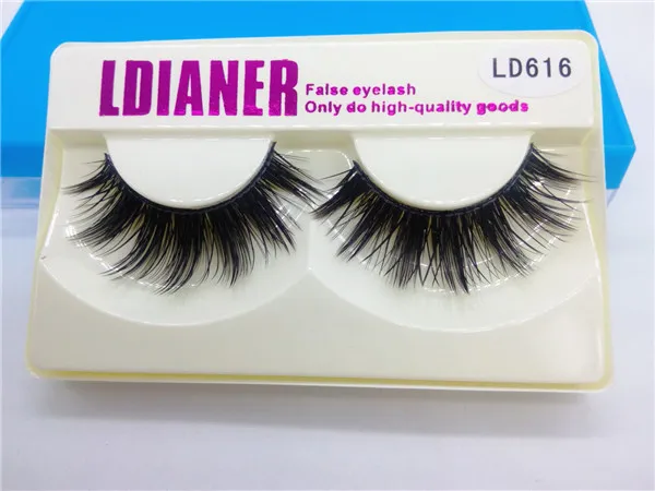 Natural Long Mink False Eyelashes Extension Tool Thick Fake Eye Lashes LDIANER Makeup Tools 