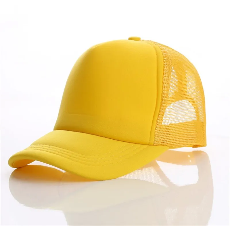 Tampão do camionista das crianças das crianças tampões de malha adultos Chapéus vazios do camionista Chapéus do Snapback Chapéus de basebol adultos Chapéu repicado