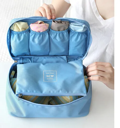 Pochettes de soutien-gorge portables de voyage, sacs à main série de voyage, sac de rangement étanche pour sous-vêtements, pochettes d'organisation