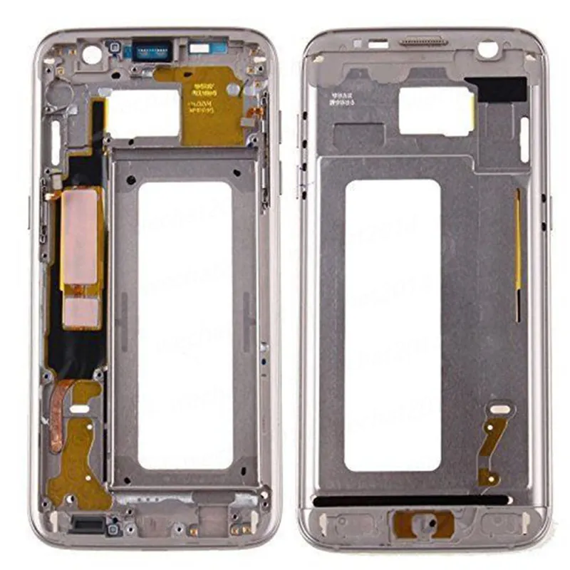 OEM Metal Orta Çerçeve Çerçeve Kılıf Samsung Galaxy S7 G930 S7 Kenar G935 Konut Küçük Parçalar Ücretsiz DHL ile