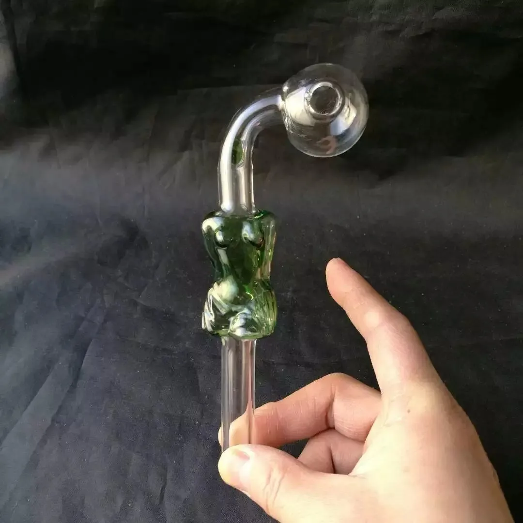 Accessoires de bongs en verre de brûleur de coude de couleur, pipes à fumer en verre colorées mini pipes à main multicolores meilleure pipe en verre cuillère