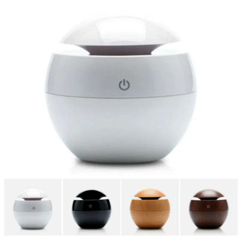 USB Ultrasonic Humidifier LED Aroma Diffuser Difusor De Aroma Diffuser 130ML Mist Maker