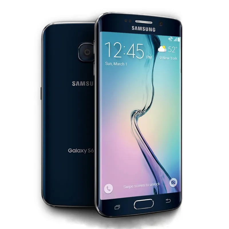 Telefono Samsung Galaxy S6 Edge G925A / T / F Octa Core 3GB RAM 32GB ROM LTE WCDMA 16MP 5.1 pollici sbloccato