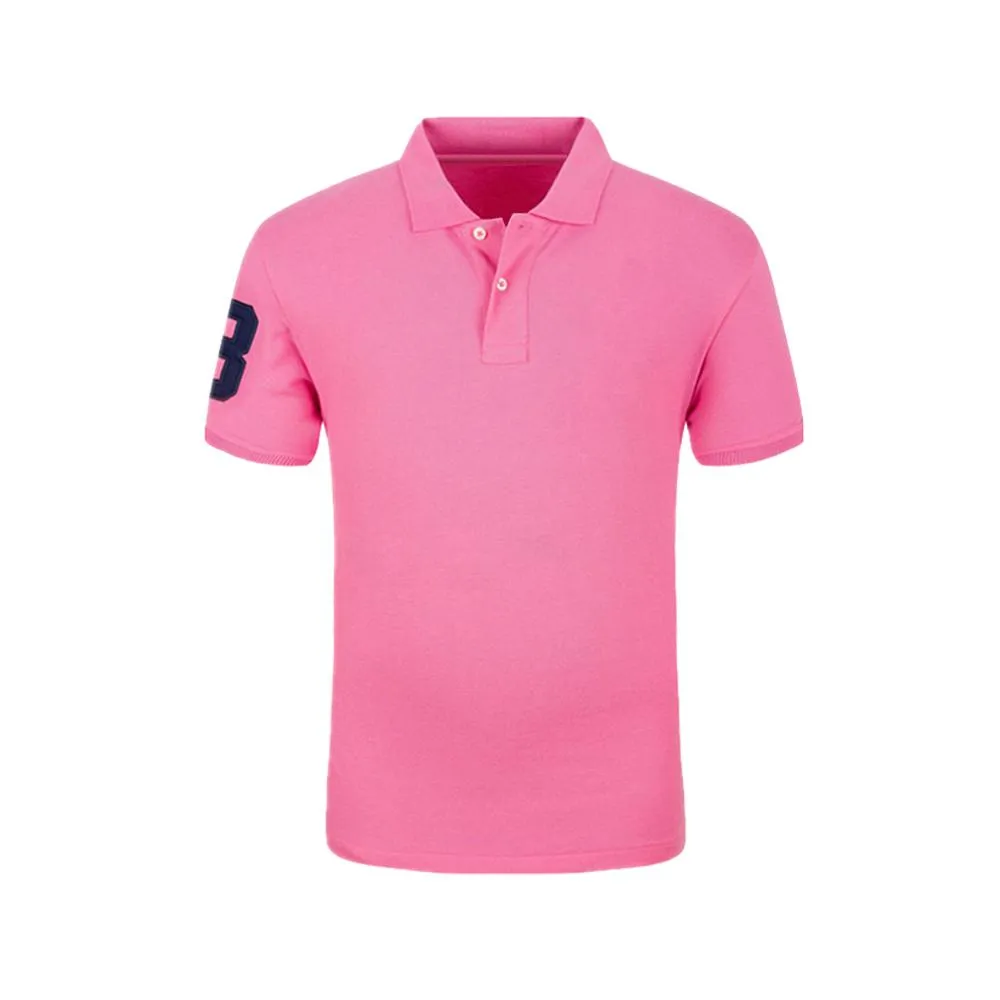 Newest Style Embroidery ICON Brand Clothing Polo Homme Solid