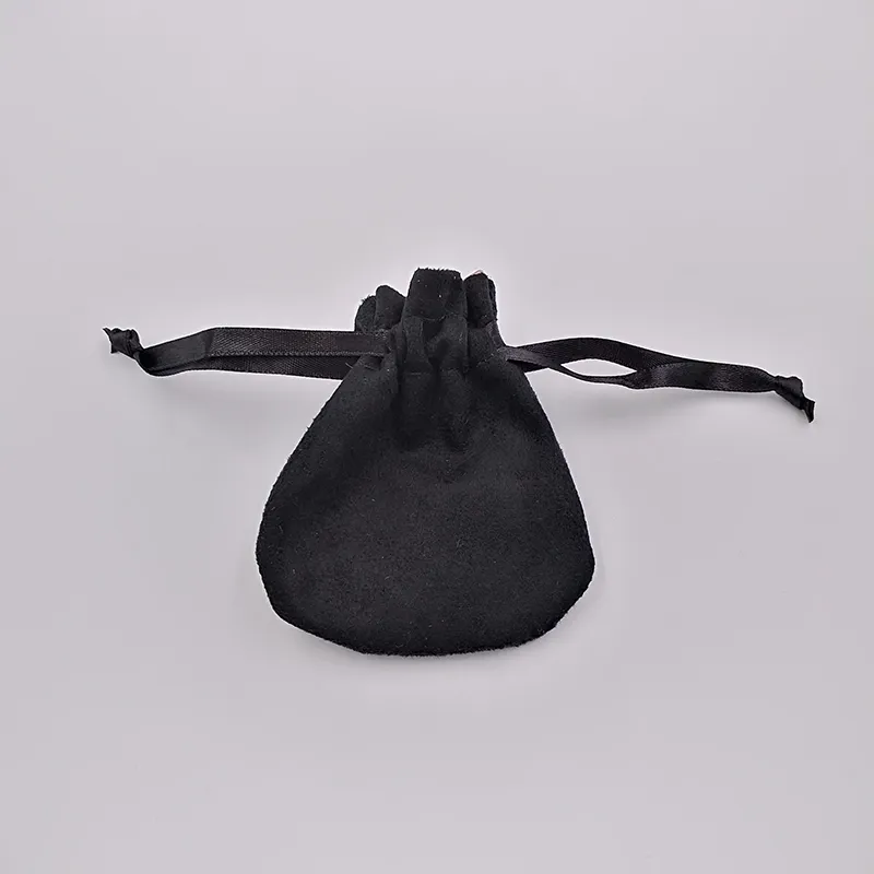 Black Jewelry Velvet Pouches Bags For Pandora Style Jewelry Charm Bead Necklace Earrings Ring Pendant Packaging New Arrival Hot Selling