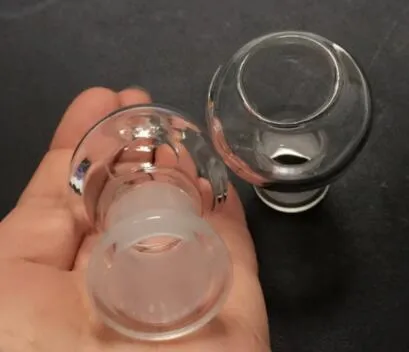 Akcesoria do palenia miski 14mm 18mm okrągłe żeńskie szklane kopuły Adapter miski do szklanej fajki wodnej