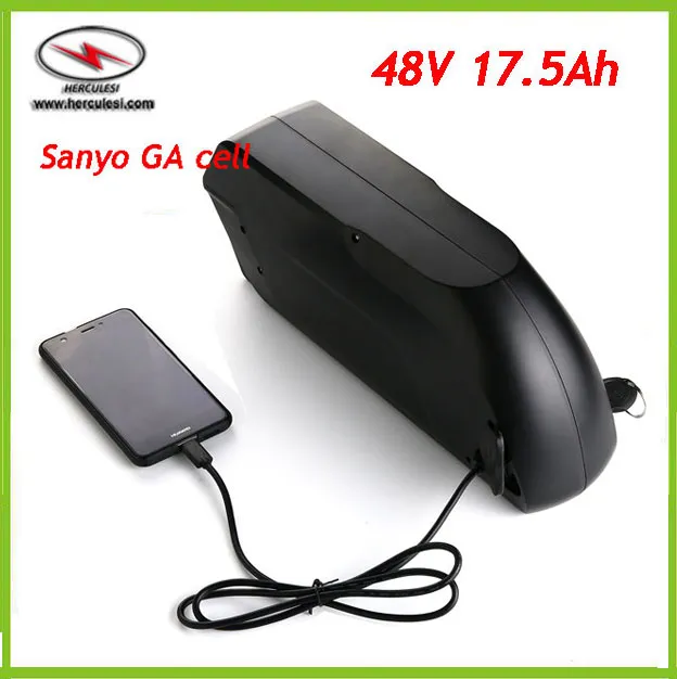 48V 17AH Electric Bicycle lithium Battery Pack For 1000W 1500W Motor Bikes Free Customs US RU EU use in GA Li Ion Cells