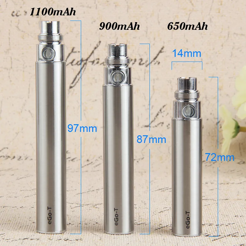 510 Thread EGo Vape Pen Батарея 650 900 1100 МАч Для EGo T MT3.