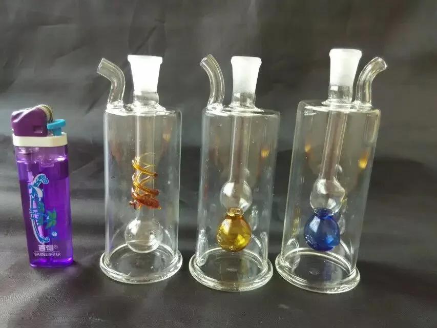 A-23 Hoogte Bongglass Klein Recycler Oil Rigs Water Pijp Douchekop Perc Bong Glass Pipes Hookahs - Zevenendertig