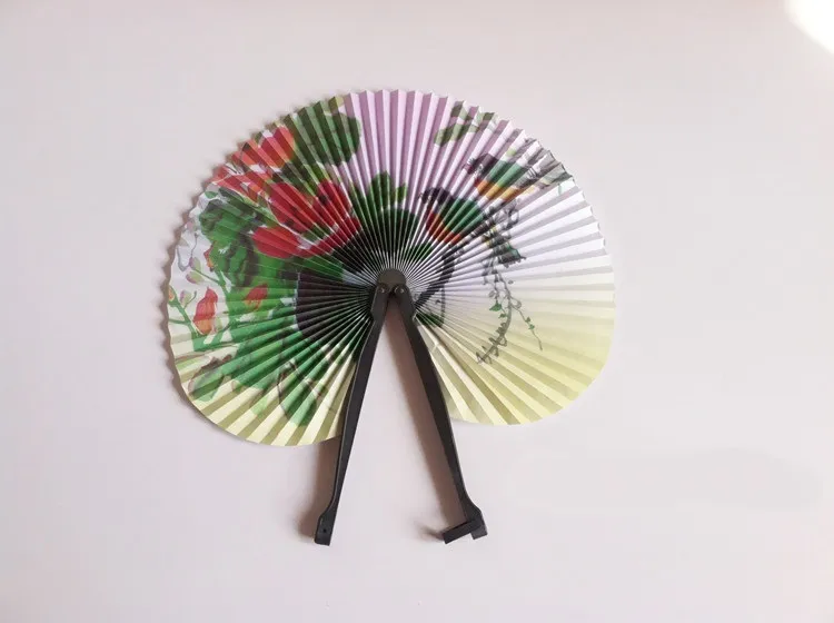 Großhandel HEIßER 100 teile/los Chinesische Folding Fans Weihnachten Spielzeug Kunst Beute Party Tasche Füllstoffe Hochzeit Kinder spielzeug Heimtextilien