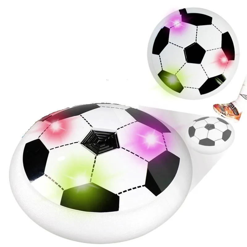 Mehrfarbige LED Air Soccer Hover Fußball Disk Disc Kinder Kinder Jungen Spiel Spielzeug
