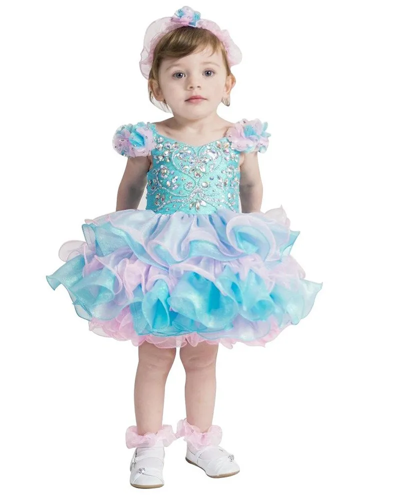 pageant dress baby turquoise dress