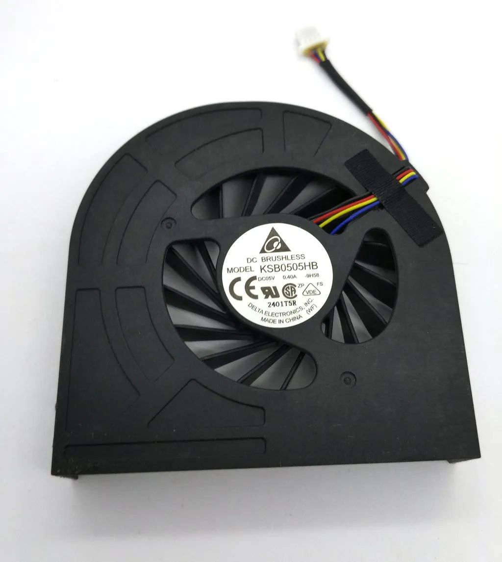 Ny Original Laptop CPU Cooling Cooler Radiator Fan för HP Probook 4520 4520S 4525S 4720S KSB0505HB-9H58 DC5V 0.40A