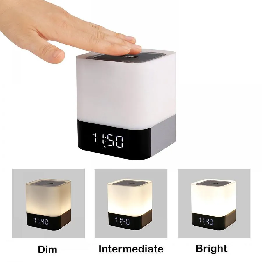 MUSKY DY28 Plus Portable 4000mAh Wireless Bluetooth Speaker With LED Lamp, Alarm Clock, And