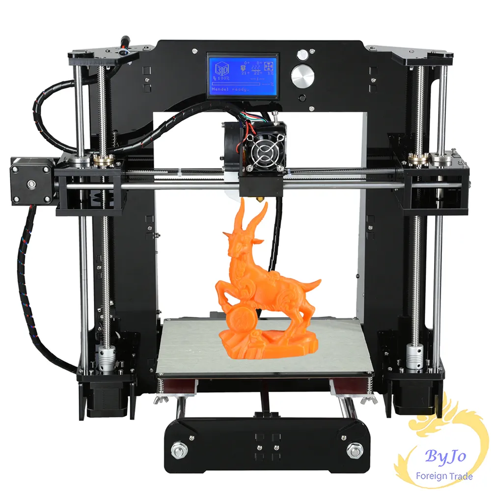 New Upgrade desktop 3D Printer Prusa i5 1.5Kg Filament & 16G TF Card for gift BIG LCD