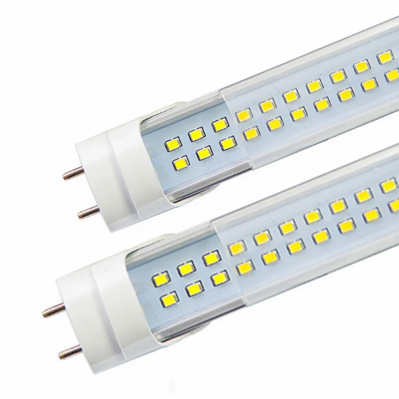 JESLED 4FT świetlówki LED Dural Row 40W ciepłe oświetlenie T8 Led Light zimny biały świetlówka AC85-265V