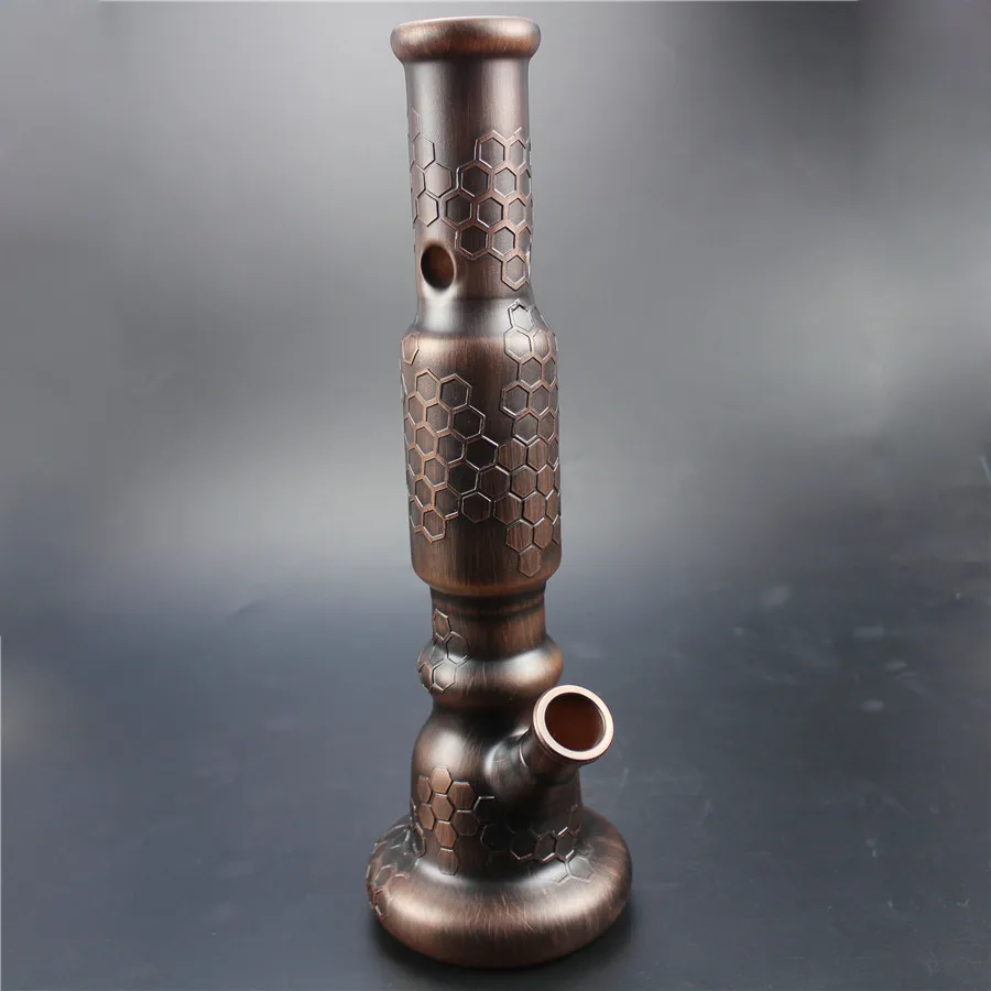 Cool Design Beaker Bong With 31cm Tall Coppery Color Glass Bongs Water