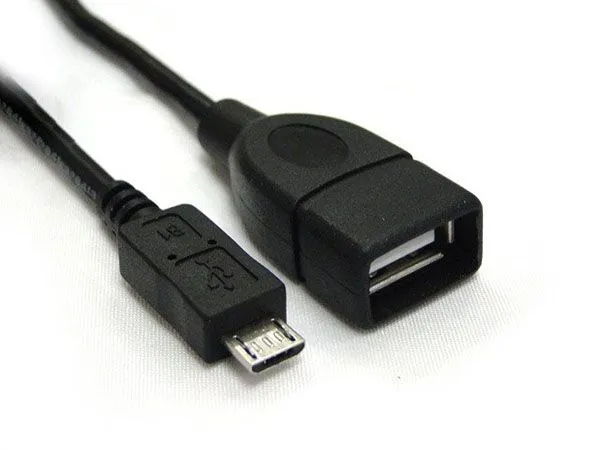 1000 قطعة / الوحدة مايكرو usb المضيف كابل وتغ 10 سنتيمتر 5pin البسيطة كابل usb للكمبيوتر اللوحي الهاتف المحمول mp4 mp5 الهاتف الذكي شحن مجاني