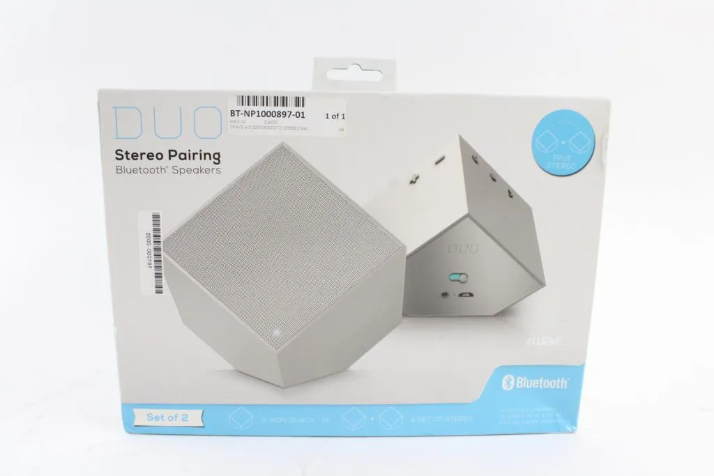 IWave SP58087 SI Wireless DUO Stereo Pairing Music Box Bluetooth From