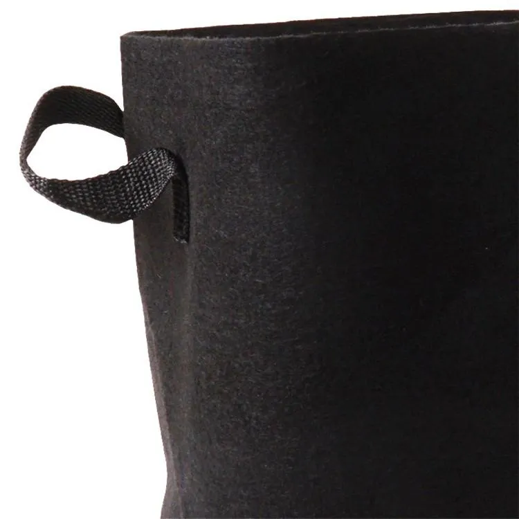 Gallon tissus non tissés cultiver des poignées de sac Pots en tissu ronds pochette pour plantes sac de culture de racines conteneur de Pot d'aération