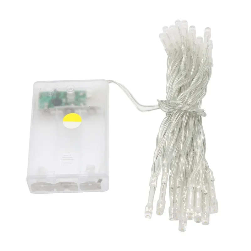 100 PCS Alimentado Por Bateria 4 M 40 leds LED String Light 4.5 V Luzes de Fadas Portáteis de Natal de Ano Novo Festa de Casamento Decoração de Luz