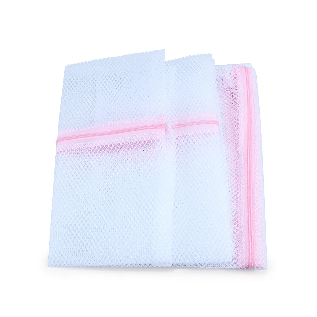 /Sets New Zipped Laundry Washing Mesh Net Bags 1 Large 1 Medium 1 Small