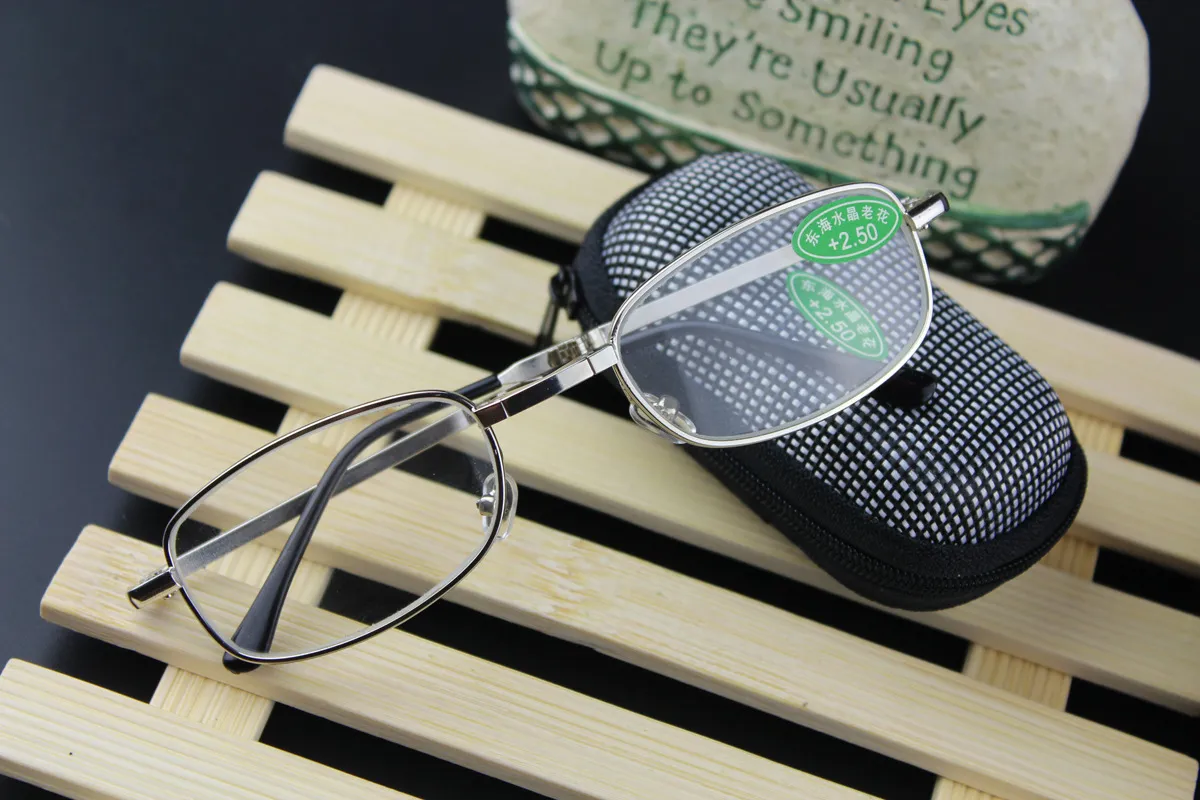 Mini Folding Reading Glasses with Case Foldable RX 10 to 40 Presbyopia Hyperopia Pocket Reader8654313