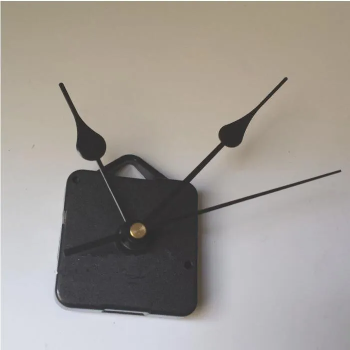 DIY Clock Movement Quartz Kit Black Clock Accessories Spindle Mechanism Repair With Hand Sets