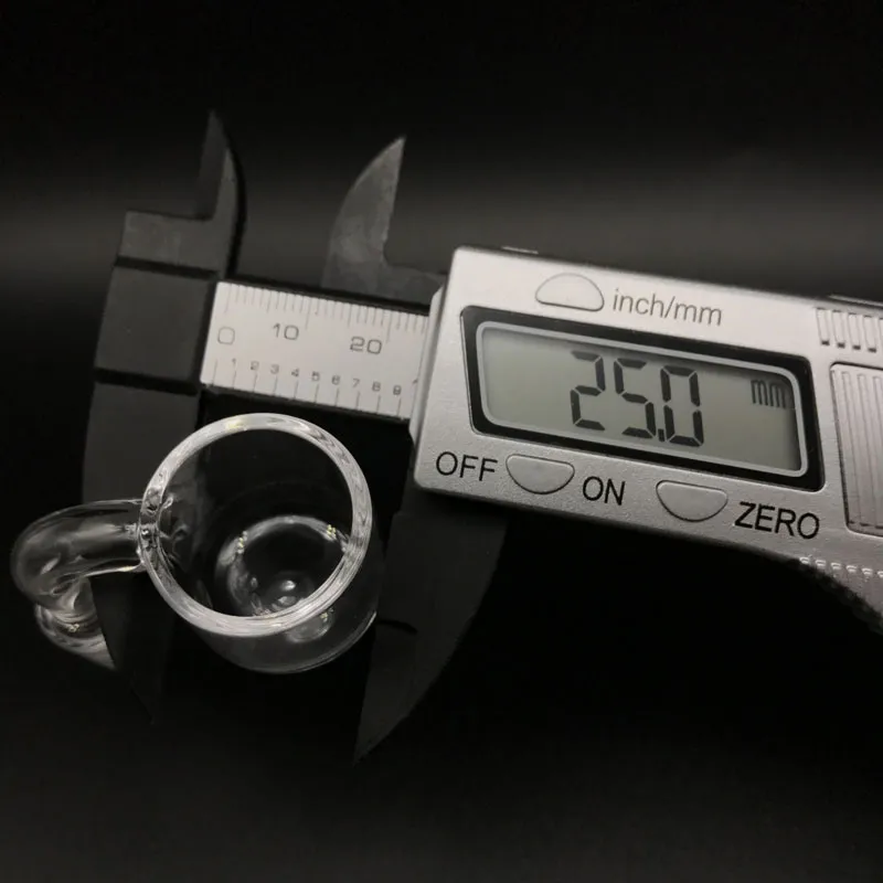 2mm XL płaska górna gwóźdź banger kwarcowy z wyjmowaną wkładką kwarcową i szklaną nasadką węglową kwarcowy termiczny banger do szklanych bong