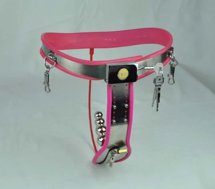 Chastity Belts for Women: Adjustable Stainless Steel Female Chastity Device with Plug - Premium Security