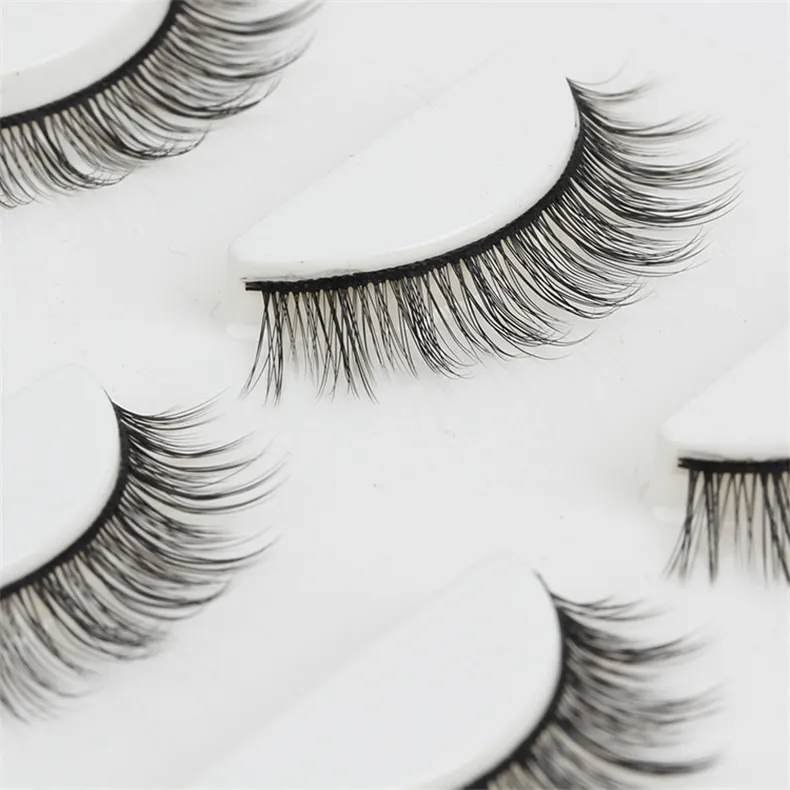 3D Hair False Eyelashes Beauty Full Strip Lashes 3 fashion Messy Nature Eye Lashes Black Handmade Extension