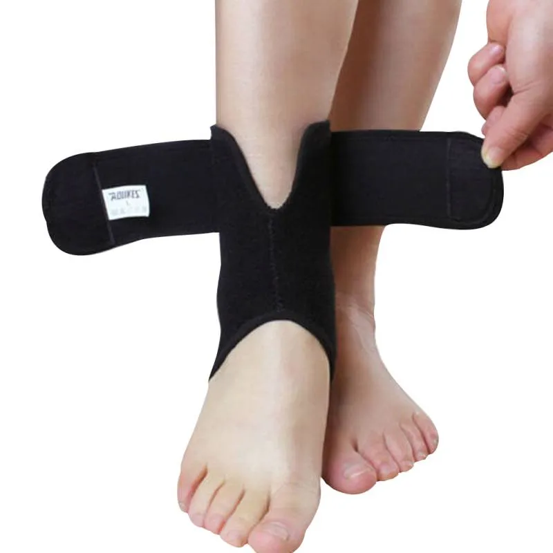 Vente en gros - AOLIKES Pied réglable Cheville Brace Support Élastique Tendinite Compression Wrap Sleeve Wrap 456