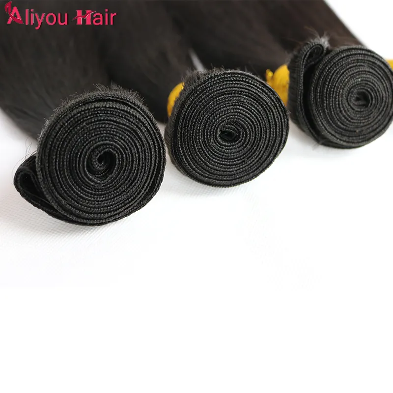 Grade 8a Straight Brazilian Virgin Hair Top Peruvian Indian Cambodian Malaysian Human Hair Weave Bundles Straight Brazilian Hair Extensions