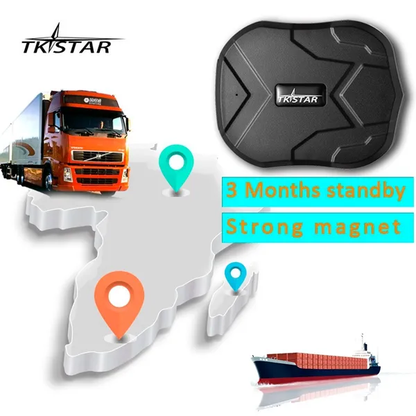 TKStar TK905 Truck Voertuig Tracker Auto GPS Locator Standby 90 Dagen Waterdichte Magneet Real Time Positie Lifetime Gratis Tracking