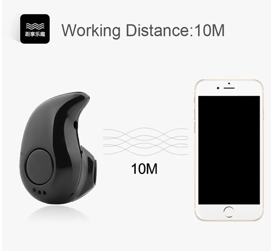 Sälj Like Cakes Mini S530 Bluetooth Headset Wireless Phone Music Sport Bluetooth Headset Bluetooth Music inear SterpHo8138357