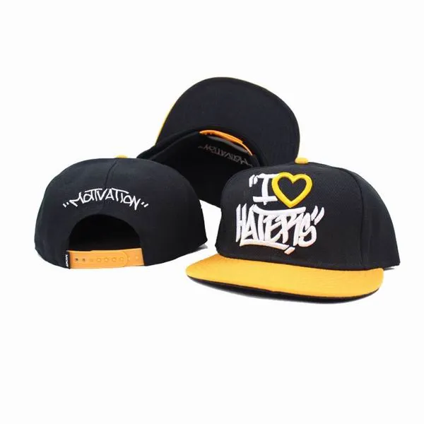 Mode DGK Strapback Caps I haters Zelf gemaakte Hoeden Mannen Vrouwen Sport Snapback Baseball Cap Hiphop Zomer Zonneklep Verstelbare Hat34267g