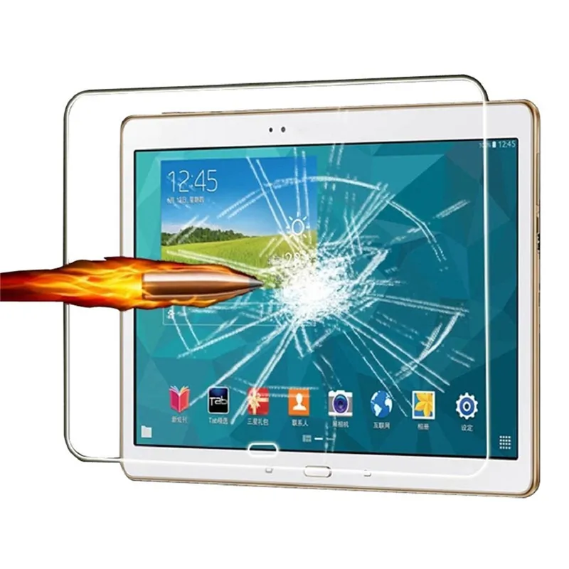 Explosion Proof 9H 0.3mm Skärmskydd Temperat glas för Samsung Galaxy Tab 4 10.1 T530 T531 Inget paket